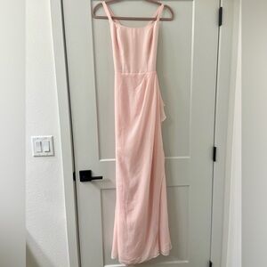 BRAND NEW JJ's House Haniely
A-line Square Ruffle Chiffon Dress